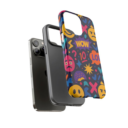 Vibrant 3D Emoji Phone Case with Fun Multicolour Design for Stylish Protection Compatible with iPhone 13, 14, 15 & 16 – All Models Including Pro, Pro Max & Plus