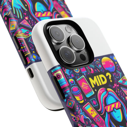 Mid Never Heard Of Her 3D Wrap Protective Phone Case for Anime and Comic Lovers, Durable Shock Absorption, UV Protected, Glossy or Matte Finish