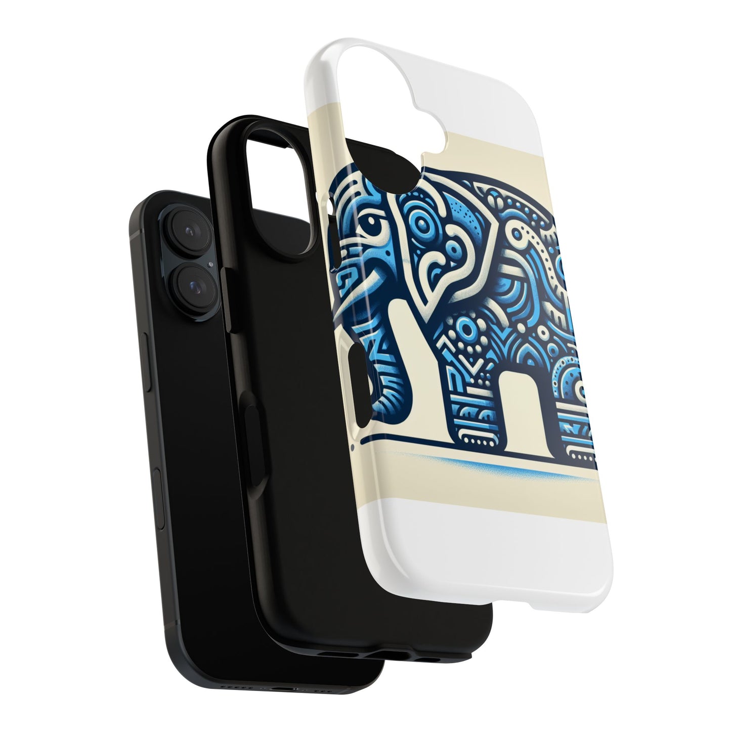 vibrant 3d elephant design phone case for stylish protection and unique aesthetic compatible with iphone 13, 14, 15 & 16 – all models including pro, pro max & plus