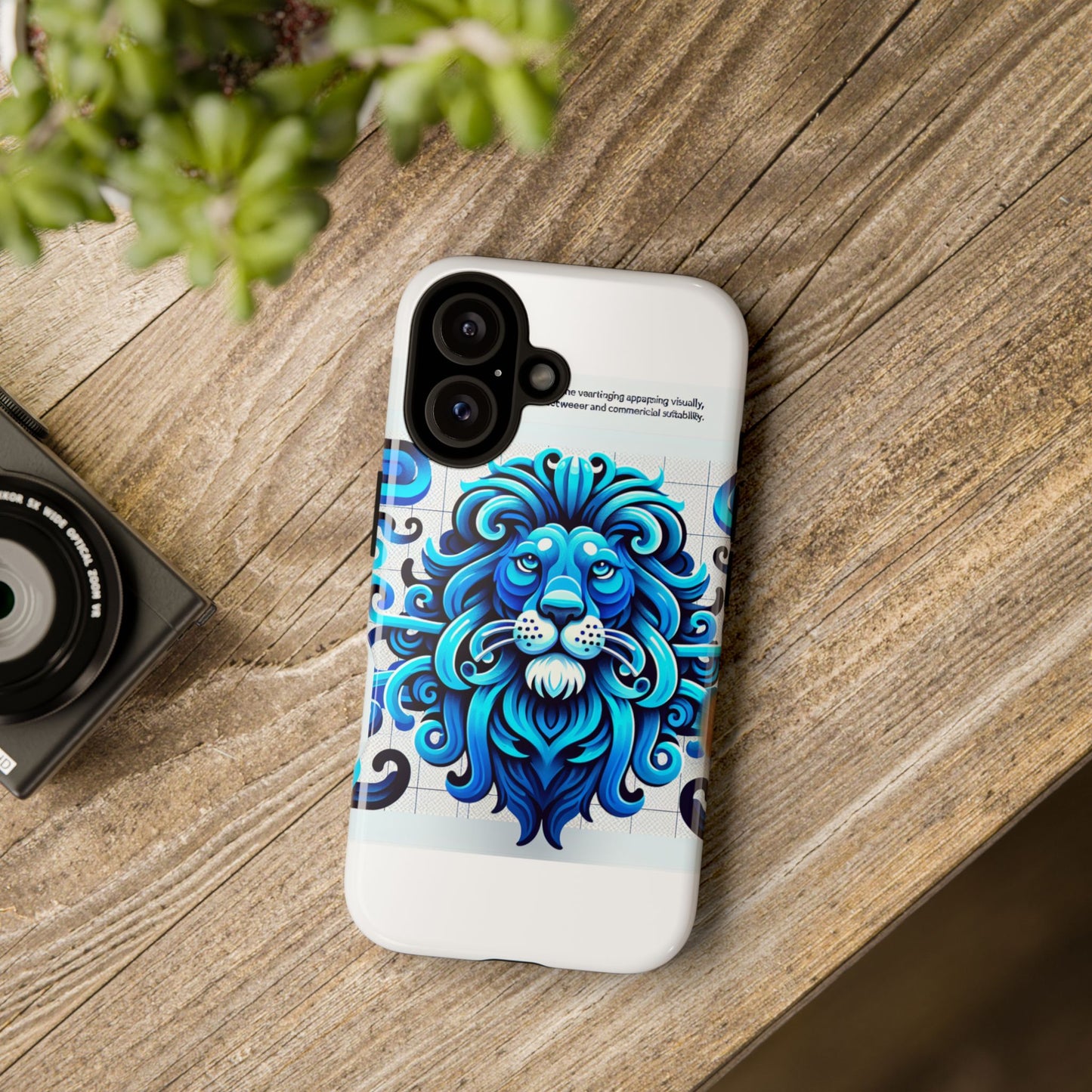 vibrant 3d lion art phone case for stylish protection and self-expression compatible with iphone 13, 14, 15 & 16 – all models including pro, pro max & plus