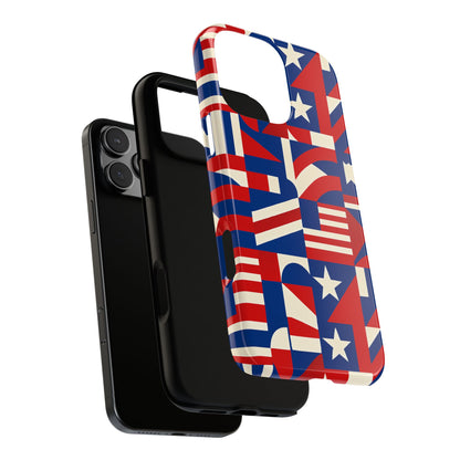 Vibrant Geometric 3D Wrap Protective Phone Case for Stylish Expression Compatible with iPhone 13, 14, 15 & 16 – All Models Including Pro, Pro Max & Plus