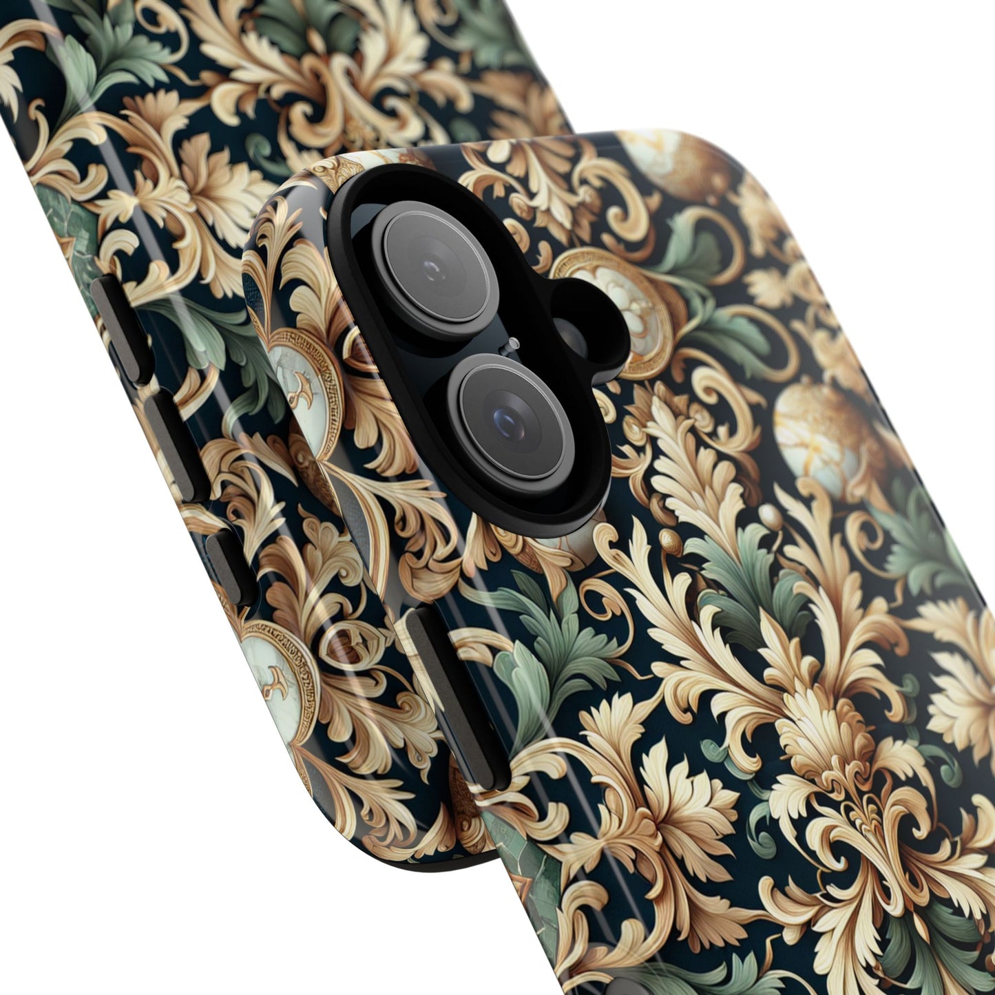 pattern image 7 vibrant 3d phone case for anime and comic fans with baroque style decorative design compatible with iphone 13, 14, 15 & 16 – all models including pro, pro max & plus