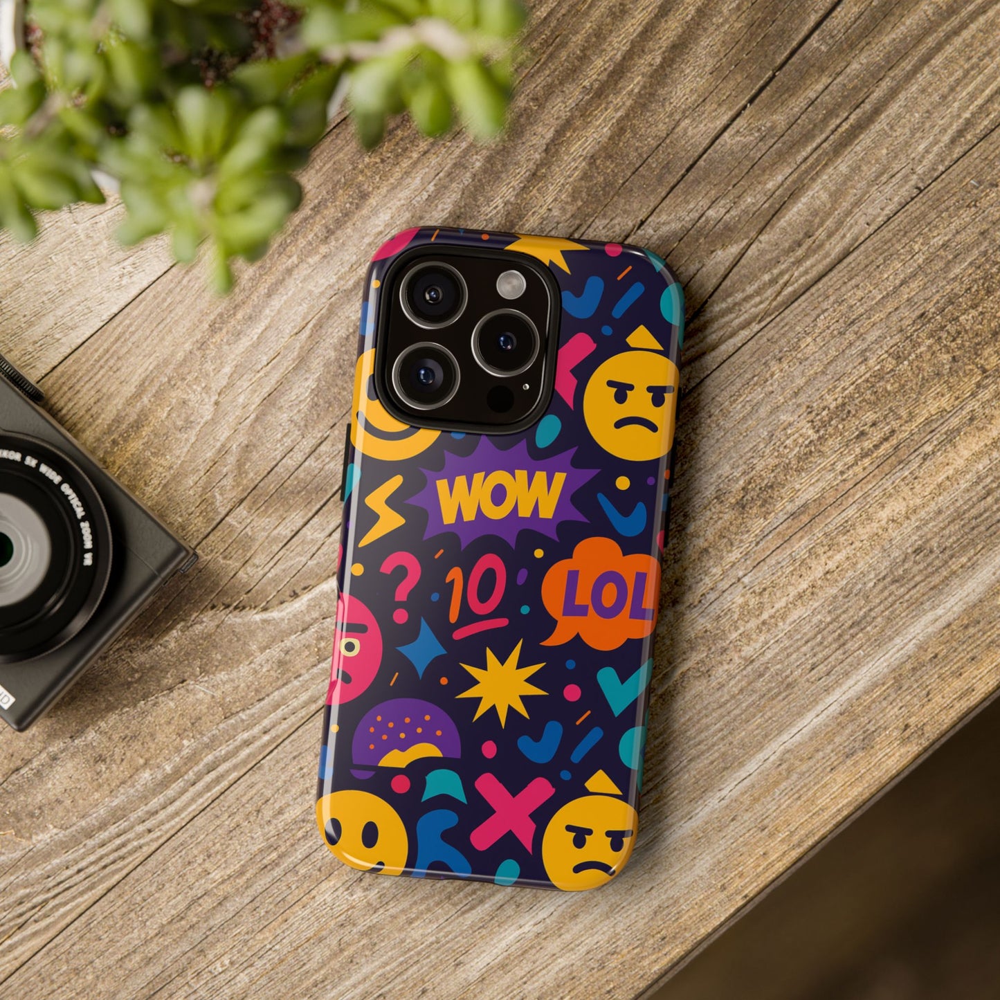 vibrant 3d emoji phone case with fun multicolour design for stylish protection compatible with iphone 13, 14, 15 & 16 – all models including pro, pro max & plus