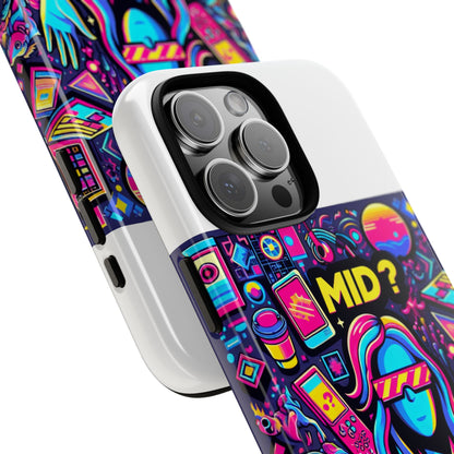 Mid Never Heard Of Her 3D Wrap Protective Phone Case for Anime and Comic Lovers, Durable Shock Absorption, UV Protected, Glossy or Matte Finish