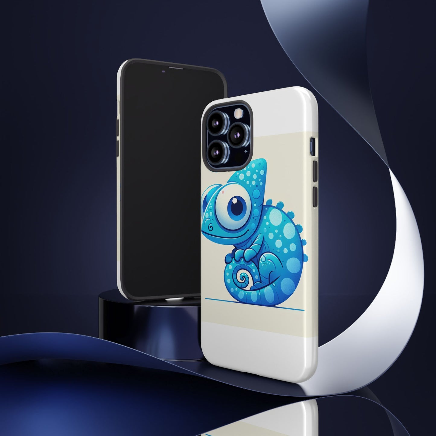 vibrant 3d cartoon chameleon phone case for adults and teens stylish protection compatible with iphone 13, 14, 15 & 16 – all models including pro, pro max & plus