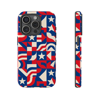 Vibrant Geometric 3D Wrap Protective Phone Case in Multicolour Design for Stylish Protection - Ideal for Men and Women, Compatible with iPhone 13, 14, 15 & 16 – all models including Pro, Pro Max & Plus