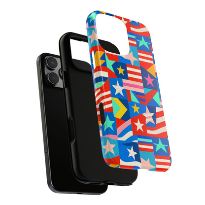 Vibrant Multicolour 3D Wrap Protective Phone Case – Stylish Accessory for Unique Expression Compatible with iPhone 13, 14, 15 & 16 – all models including Pro, Pro Max & Plus
