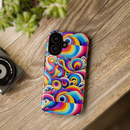 Pattern Image 5 Vibrant Shockproof Phone Case for Anime and Comic Fans - Colourful Abstract Art Style, Durable Protective Cover Compatible with iPhone 13, 14, 15 & 16 – all models including Pro, Pro Max & Plus