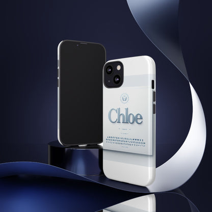 Vibrant 3D Protective Phone Case with Playful Blue Alphabet Design Stylish Accessory for Self-Expression Compatible with iPhone 13, 14, 15 & 16 – all models including Pro, Pro Max & Plus