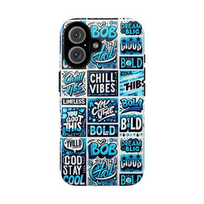Blue Pattern Image 8 Vibrant 3D Wrap Phone Case for Men Women Shock Absorbing Durable Silicone Cover with UV Protection