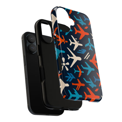 Vibrant Aviation Themed Protective Phone Case with 3D Wrap Design – Unique Style and Durable Protection – Compatible with iPhone 13, 14, 15 & 16 – All Models Including Pro, Pro Max & Plus