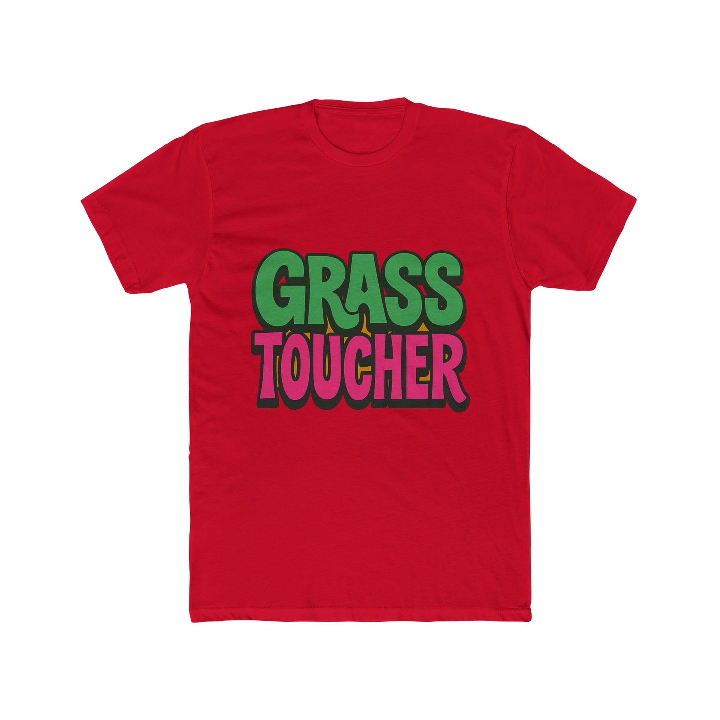 grass toucher unisex t-shirt - funny meme shirt - casual green tee for men and women - perfect gift for meme lovers