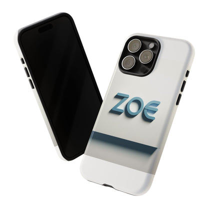 Vibrant 3D Lettering Phone Case in Blue Design for Stylish Protection Compatible with iPhone 13, 14, 15 & 16 – all models including Pro, Pro Max & Plus