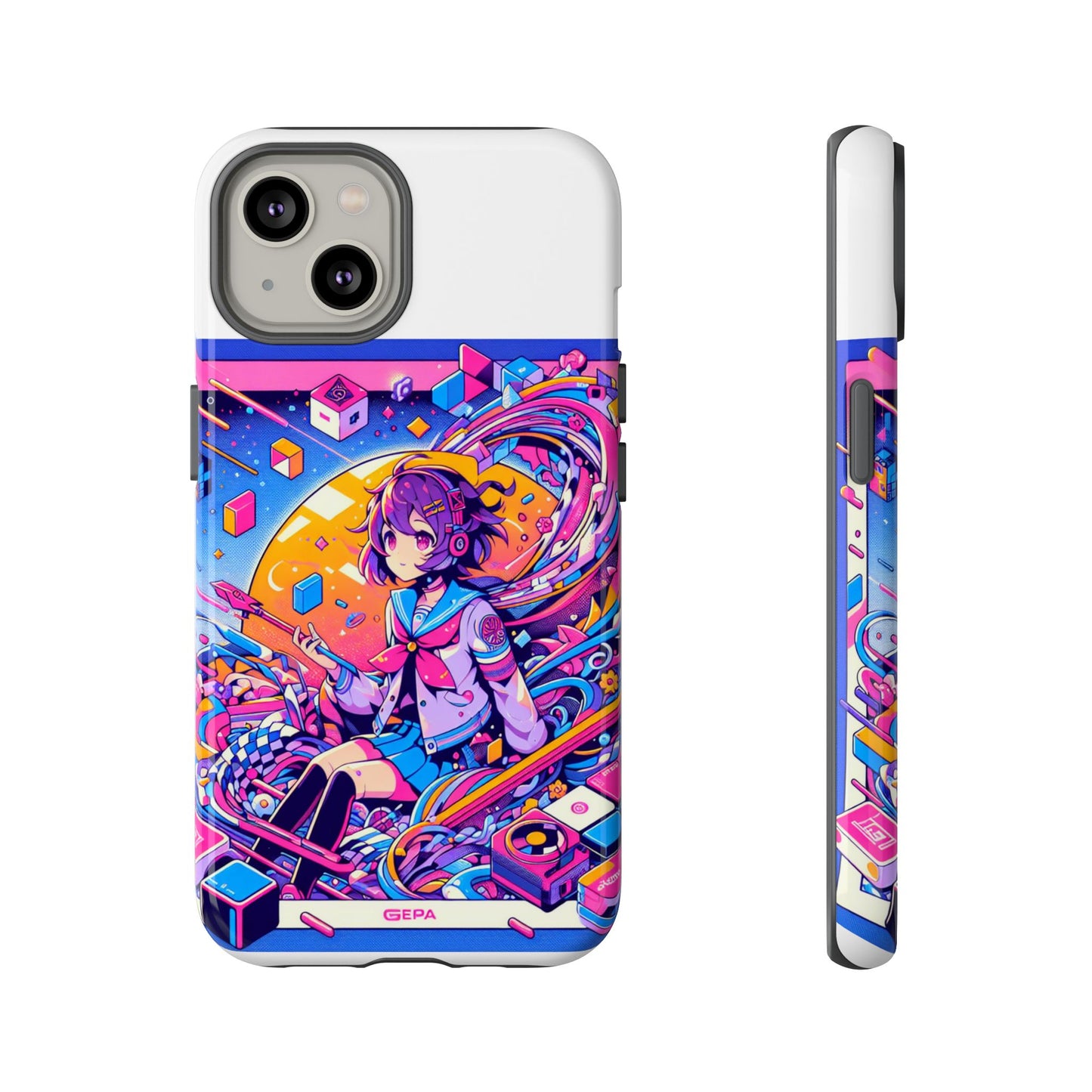skibidi system update 3d wrap protective phone case for anime and comic fans, durable shock absorption, uv protected, glossy or matte finish