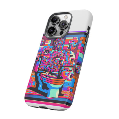Toilet Head Big Brain 3D Wrap Protective Phone Case for Anime Lovers, Durable TPU Silicone, UV Protected, Stylish Gift for Birthdays and Holidays