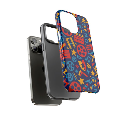 Vibrant 3D Movie Icons Protective Phone Case for Kids and Adults – Stylish Accessory – Compatible with iPhone 13, 14, 15 & 16 – all models including Pro, Pro Max & Plus