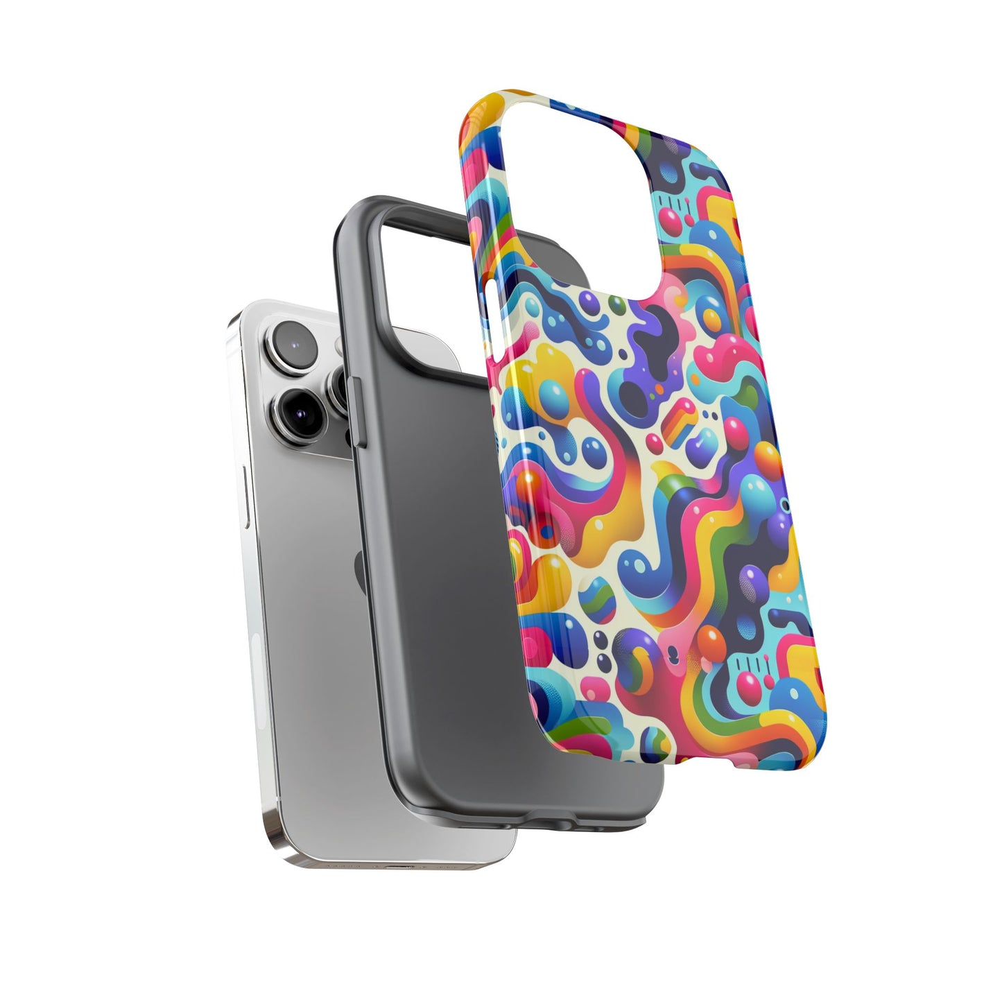 pattern image 8 vibrant shockproof phone case for anime and comic fans compatible with iphone 13, 14, 15 & 16 – all models including pro, pro max & plus