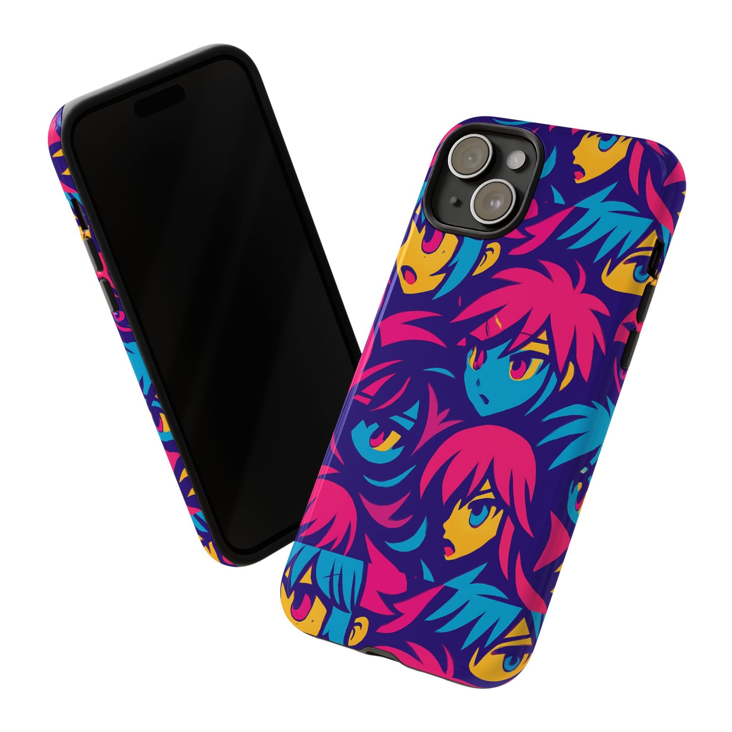vibrant 3d anime phone case with retro design for stylish protection – unique accessory for self-expression compatible with iphone 13, 14, 15 & 16 – all models including pro, pro max & plus