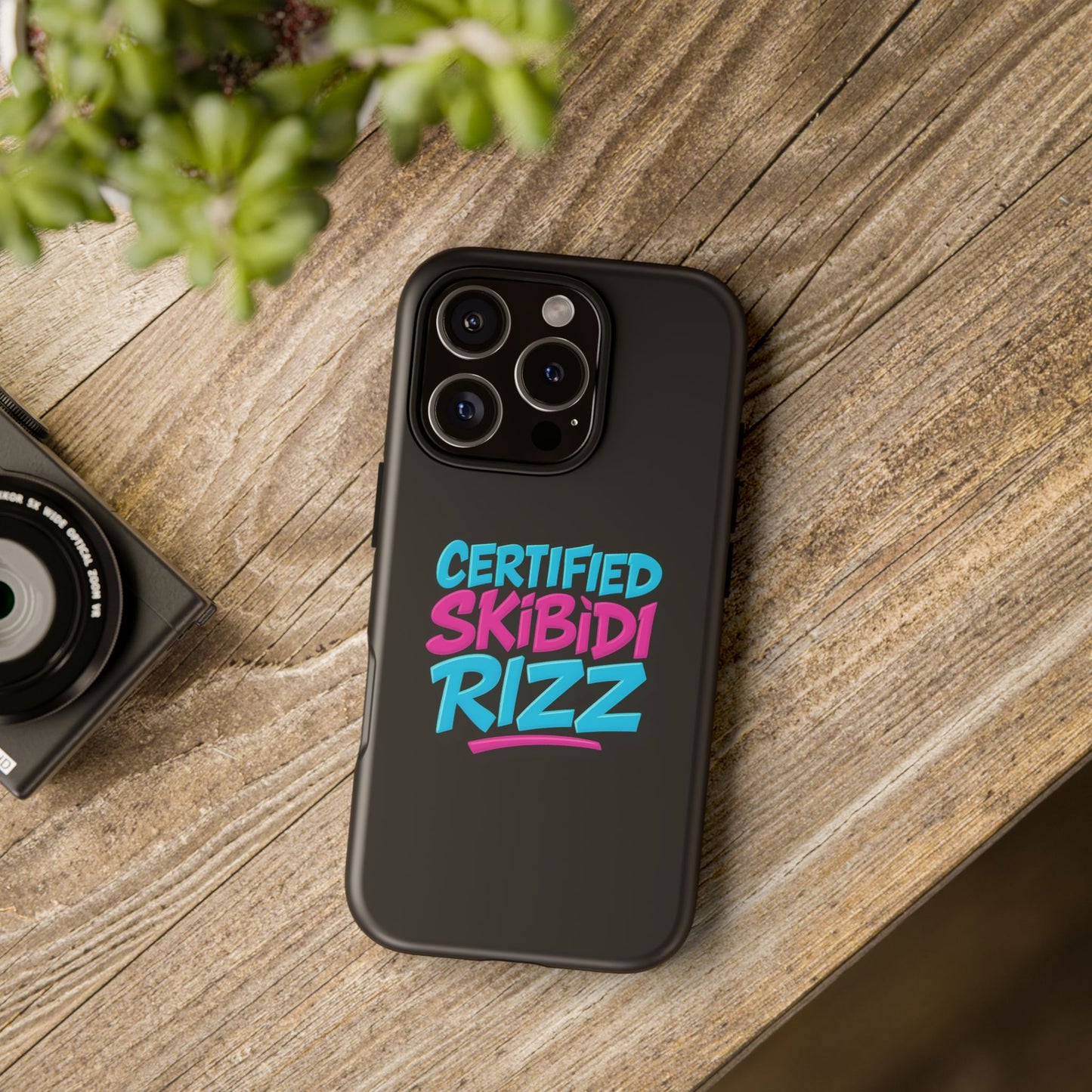 certified skibidi rizz phone case - tough & trendy smartphone protector for ultimate style and durability