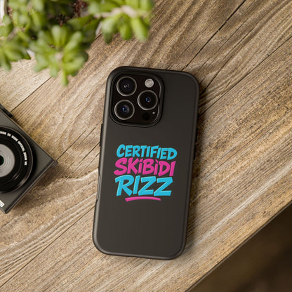 Certified Skibidi Rizz Phone Case - Tough & Trendy Smartphone Protector for Ultimate Style and Durability