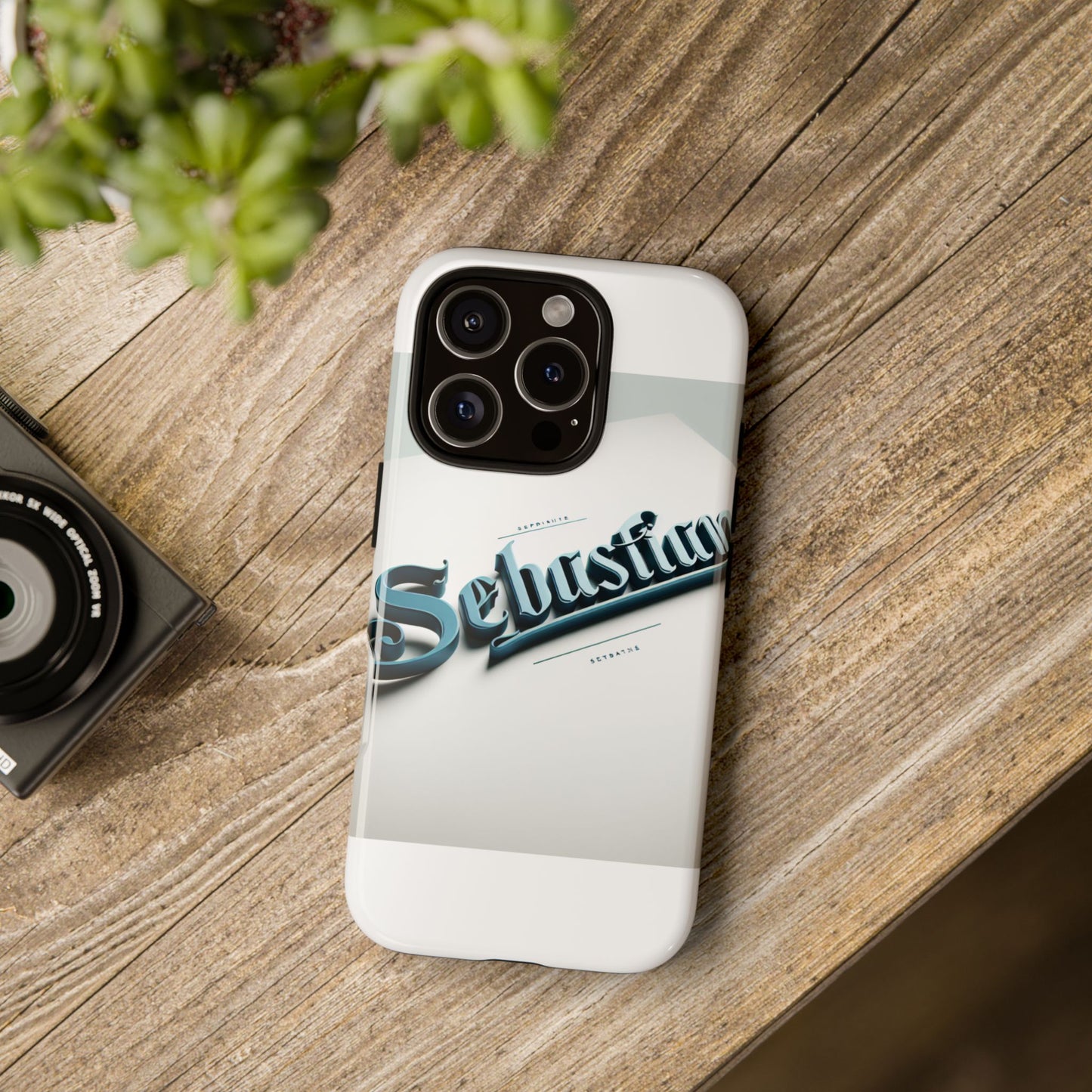 vibrant 3d wrap protective phone case in retro blue typography stylish accessory for self-expression compatible with iphone 13, 14, 15 & 16 – all models including pro, pro max & plus