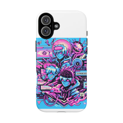 Slayware Installed Protective Phone Case with 3D Wrap Design for Anime and Comic Lovers, Durable Shock Absorption, UV Protected, Glossy or Matte Finish