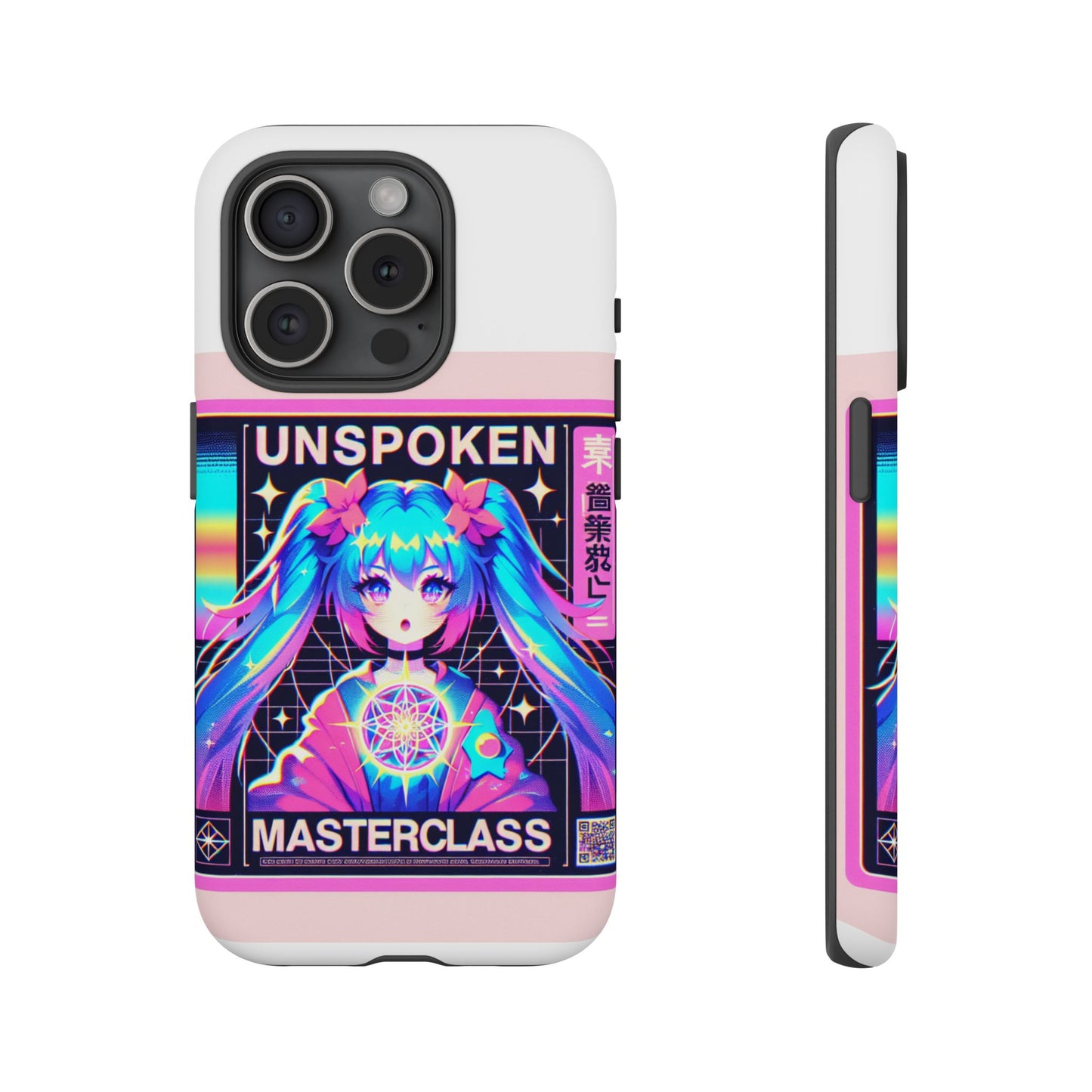 unspoken riz masterclass protective phone case, 3d wrap design, durable shock absorption, uv protected, ideal gift for anime and comic fans, glossy or matte finish