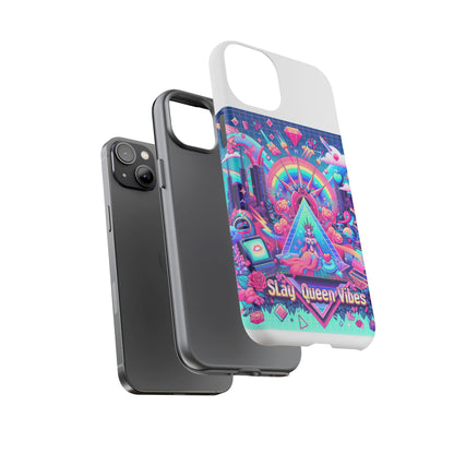 Slay Queen Vibes 3D Wrap Protective Phone Case for Women