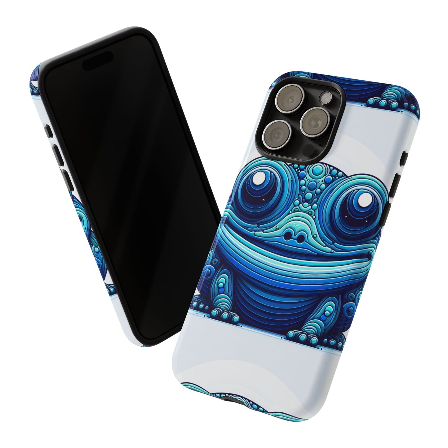 cool blue animal create 4 3d wrap protective phone case for smartphones with vibrant animal design and shock absorption