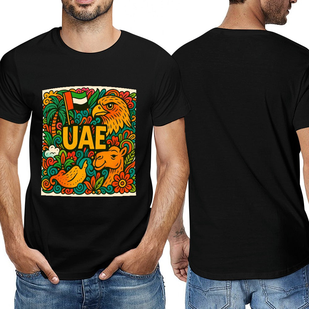 unisex 100% cotton graphic printed t-shirt for men - comfortable short sleeve tee with breathable fabric - perfect for fitness, casual wear, and travel - gift for him - stylish and trendy design