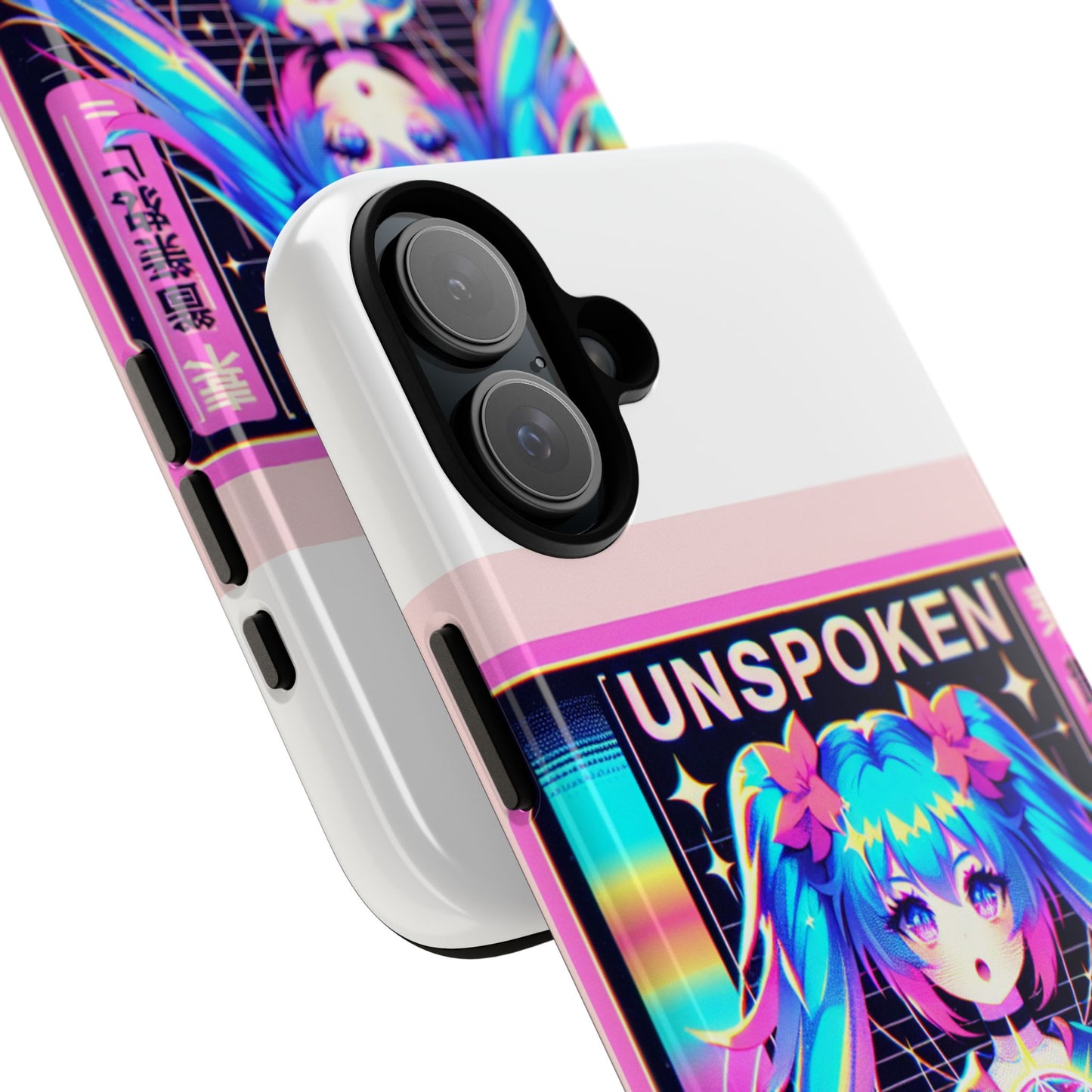 unspoken riz masterclass protective phone case, 3d wrap design, durable shock absorption, uv protected, ideal gift for anime and comic fans, glossy or matte finish