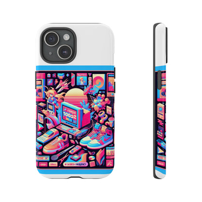 W Skibidi Frequency 3D Wrap Protective Phone Case for Anime Lovers, Durable TPU Silicone, Shock Absorbing, UV Protected, Glossy or Matte Finish, Unique Gift Idea