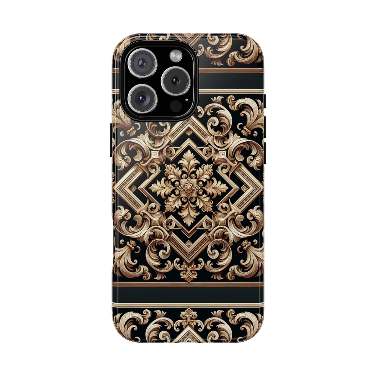 pattern image 10 vibrant 3d phone case for anime and comic fans with baroque design compatible with iphone 13, 14, 15 & 16 – all models including pro, pro max & plus