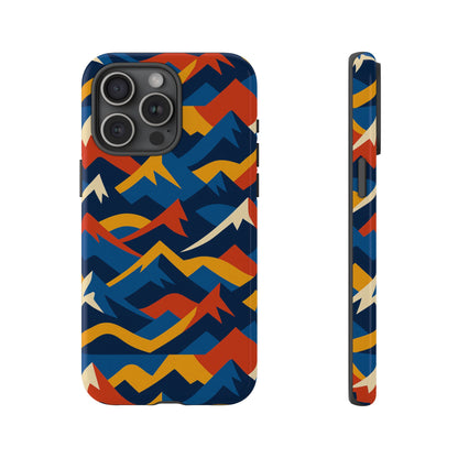 Vibrant 3D Mountain Design Protective Phone Case for Unique Accessory Lovers Compatible with iPhone 13, 14, 15 & 16 – all models including Pro, Pro Max & Plus