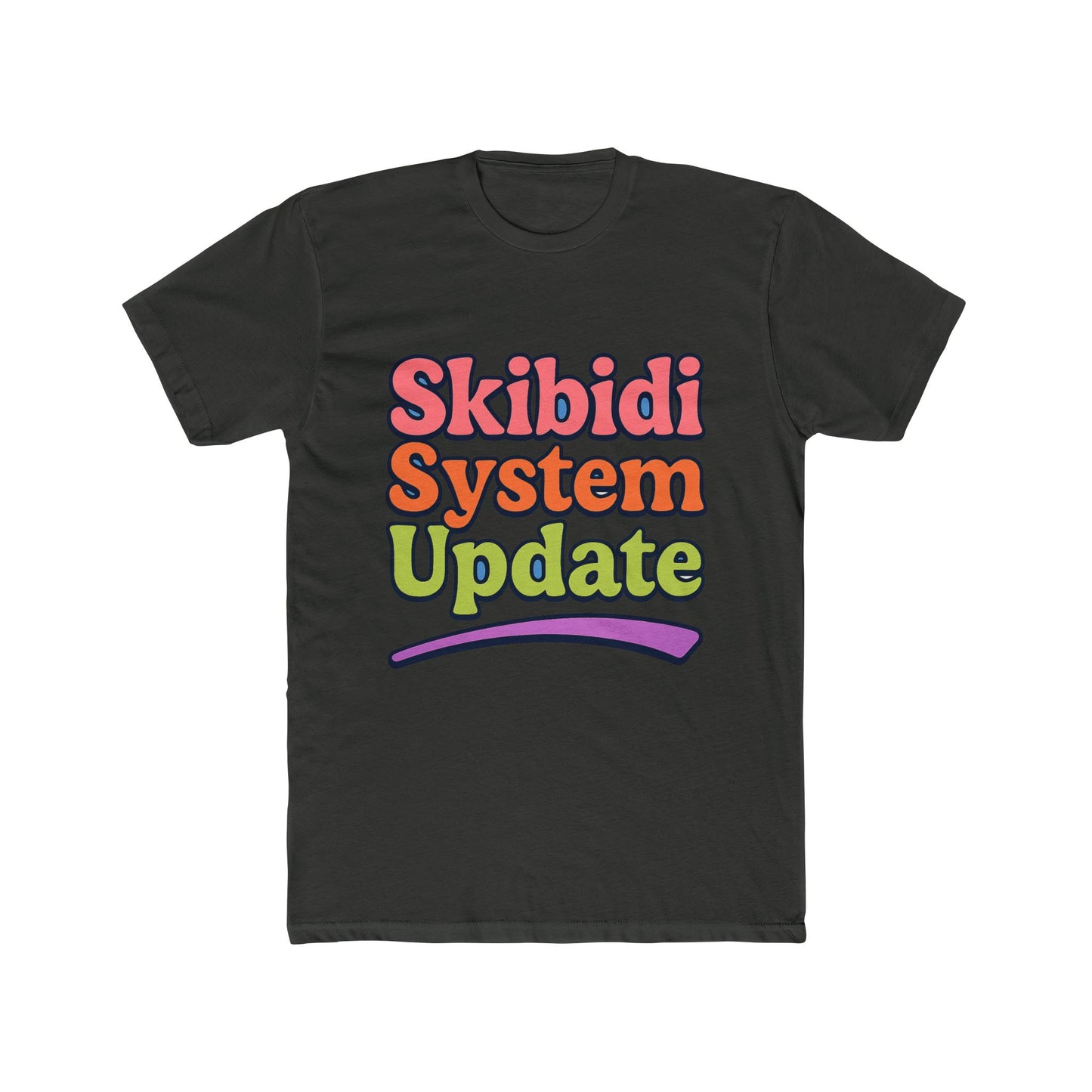 skibidi system update meme multicolor unisex t-shirt - funny graphic tee for all ages