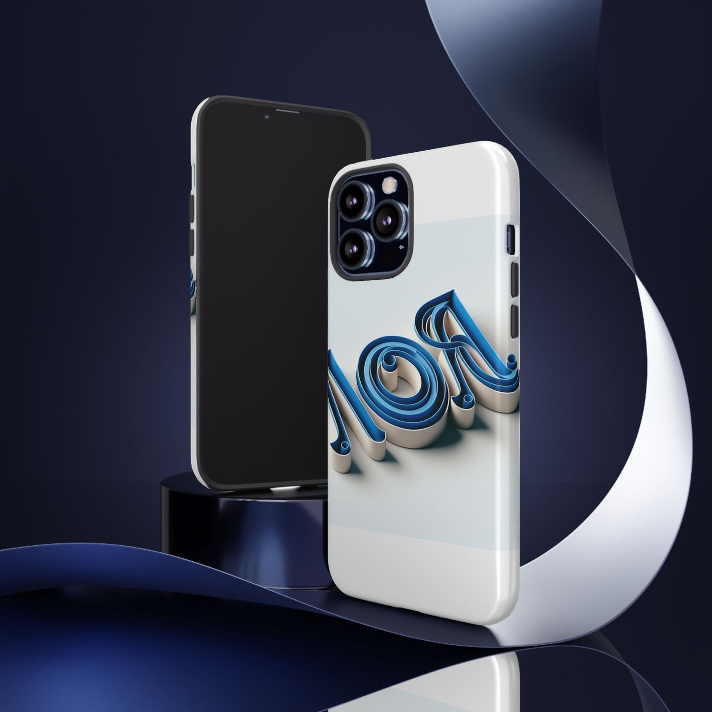 vibrant 3d wrap phone case in blue for stylish protection and self-expression compatible with iphone 13, 14, 15 & 16 – all models including pro, pro max & plus