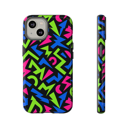 Y2K Multicolour 4 Protective Phone Case with 3D Design – Stylish Protection for Unisex Smartphones Compatible with iPhone 13, 14, 15 & 16 – All Models Including Pro, Pro Max & Plus