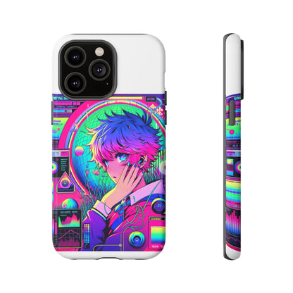 Touching Grass Weekly Vibrant Protective Phone Case for Smartphones, Retro Anime Design, Shock Absorbent TPU, UV Protected, Unique Gift for Tech Enthusiasts