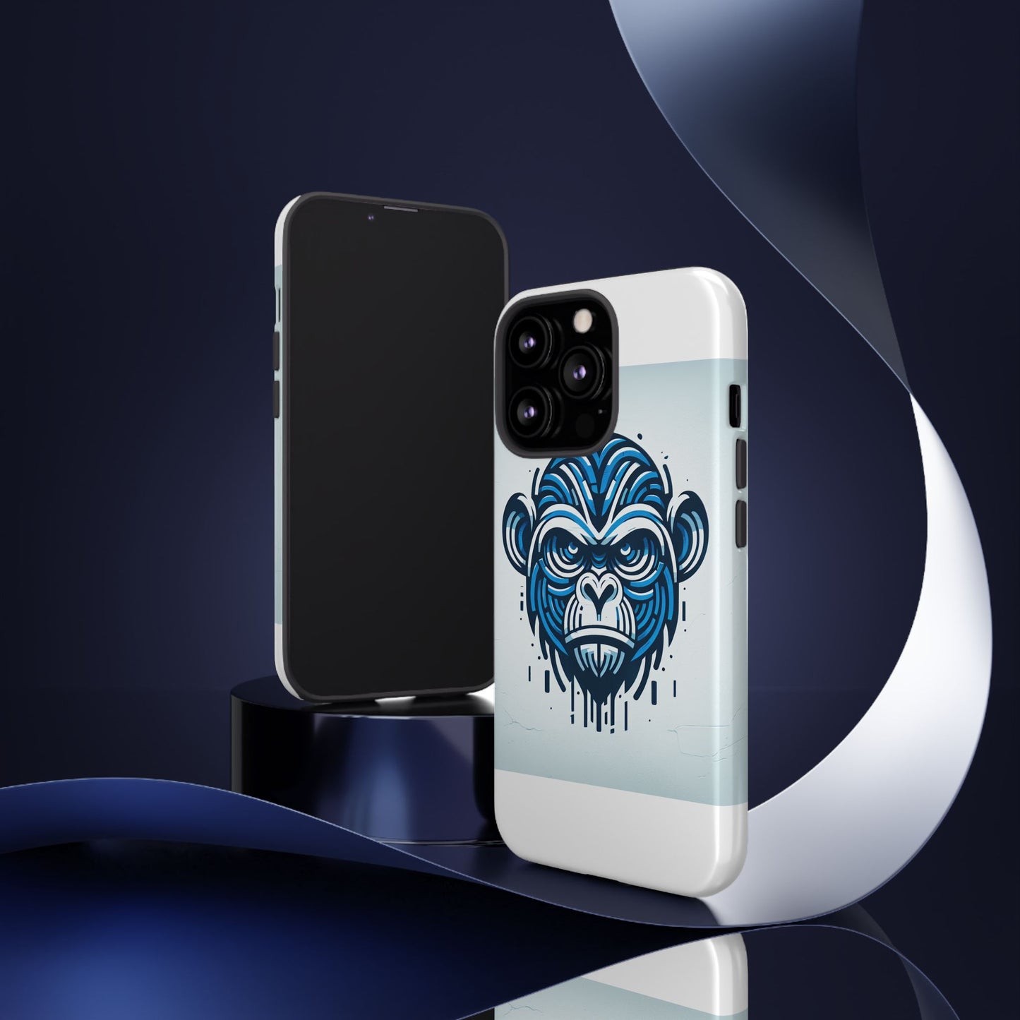 vibrant 3d gorilla design protective phone case for unique style and stylish protection compatible with iphone 13, 14, 15 & 16 – all models including pro, pro max & plus