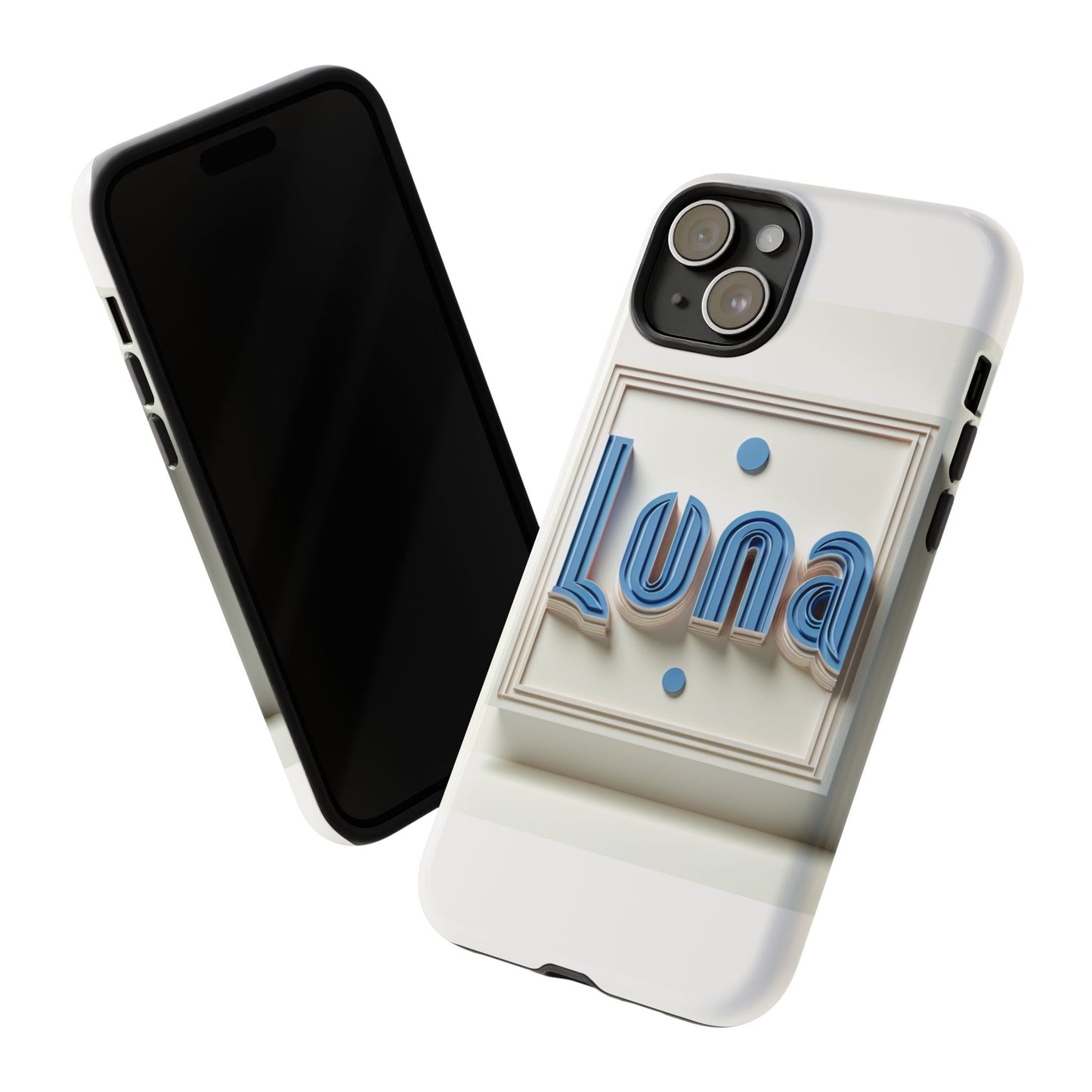 vibrant 3d textured phone case in blue – contemporary design for stylish protection compatible with iphone 13, 14, 15 & 16 – all models including pro, pro max & plus