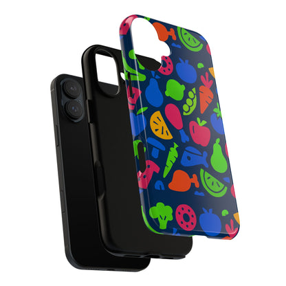 Vibrant 3D Fruit Pattern Protective Phone Case with Glossy Finish for Stylish Protection, Compatible with iPhone 13, 14, 15 & 16 – all models including Pro, Pro Max & Plus