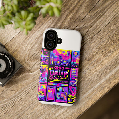 Ohio Drip Activated Protective Phone Case with 3D Wrap Design, UV Protection, Durable TPU Silicone Liner, Ideal Gift for Tech Enthusiasts and Anime Lovers