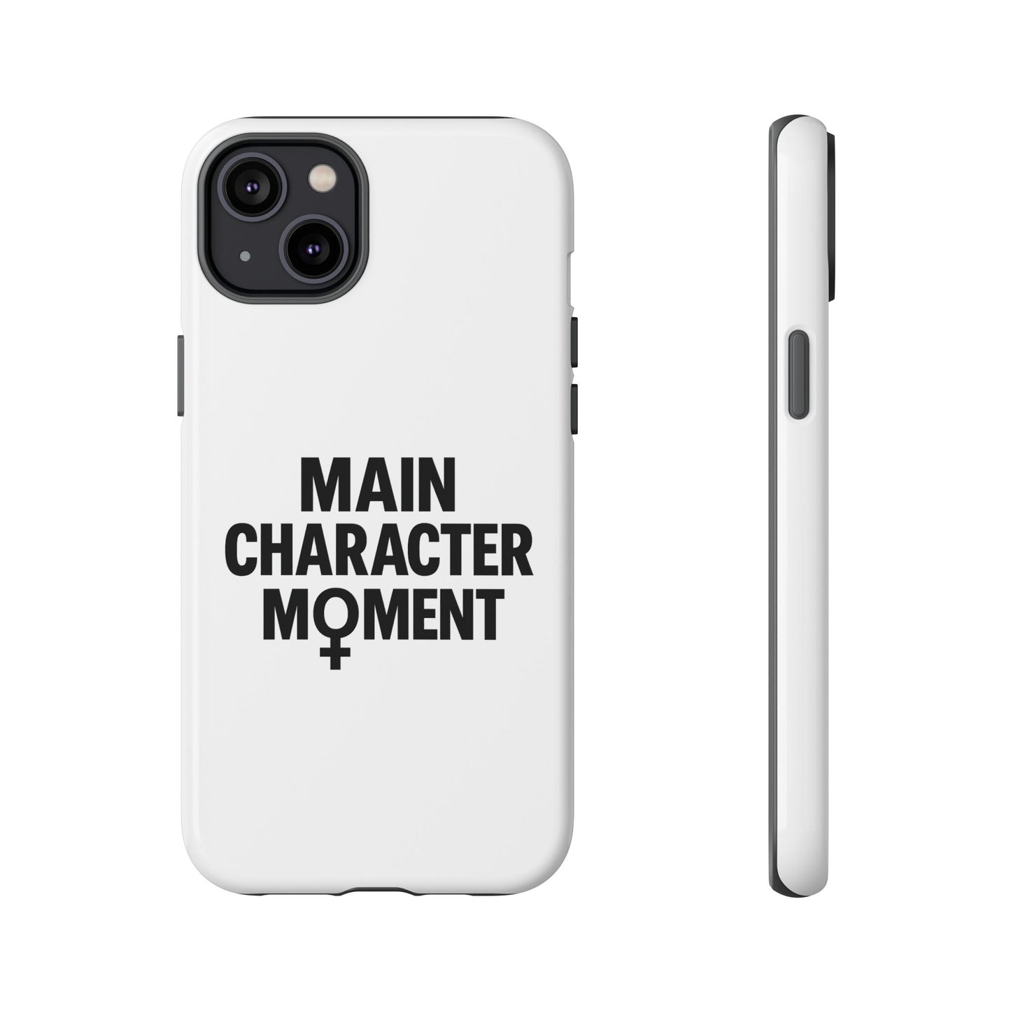 main character moment phone case - tough, trendy protection