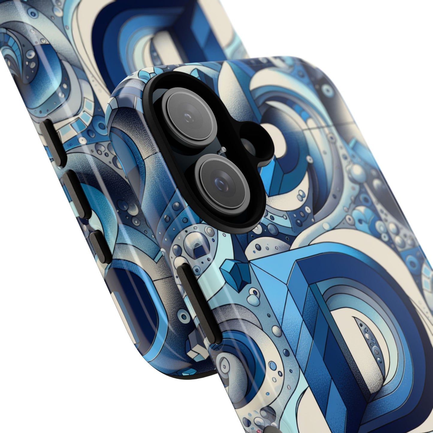 blue alphabet d phone case with 3d wrap and shock absorption for kids and teens durable tpu cover with vivid print and uv protection