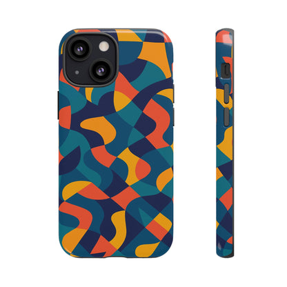 Vibrant Multicolour Abstract Phone Case for Stylish Protection Compatible with iPhone 13, 14, 15 & 16 – All Models Including Pro, Pro Max & Plus