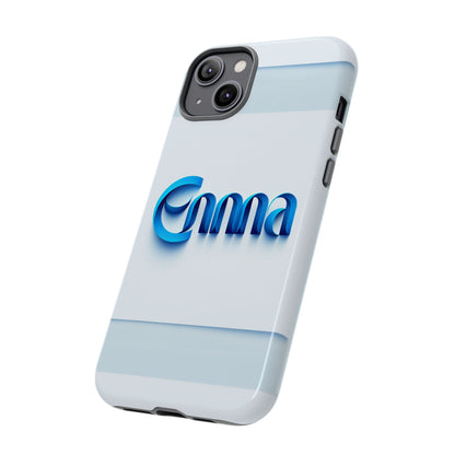 Emma Blue 3D Wrap Protective Phone Case for Smartphones with Vivid Anime Comic Design Shock Absorption and UV Protection