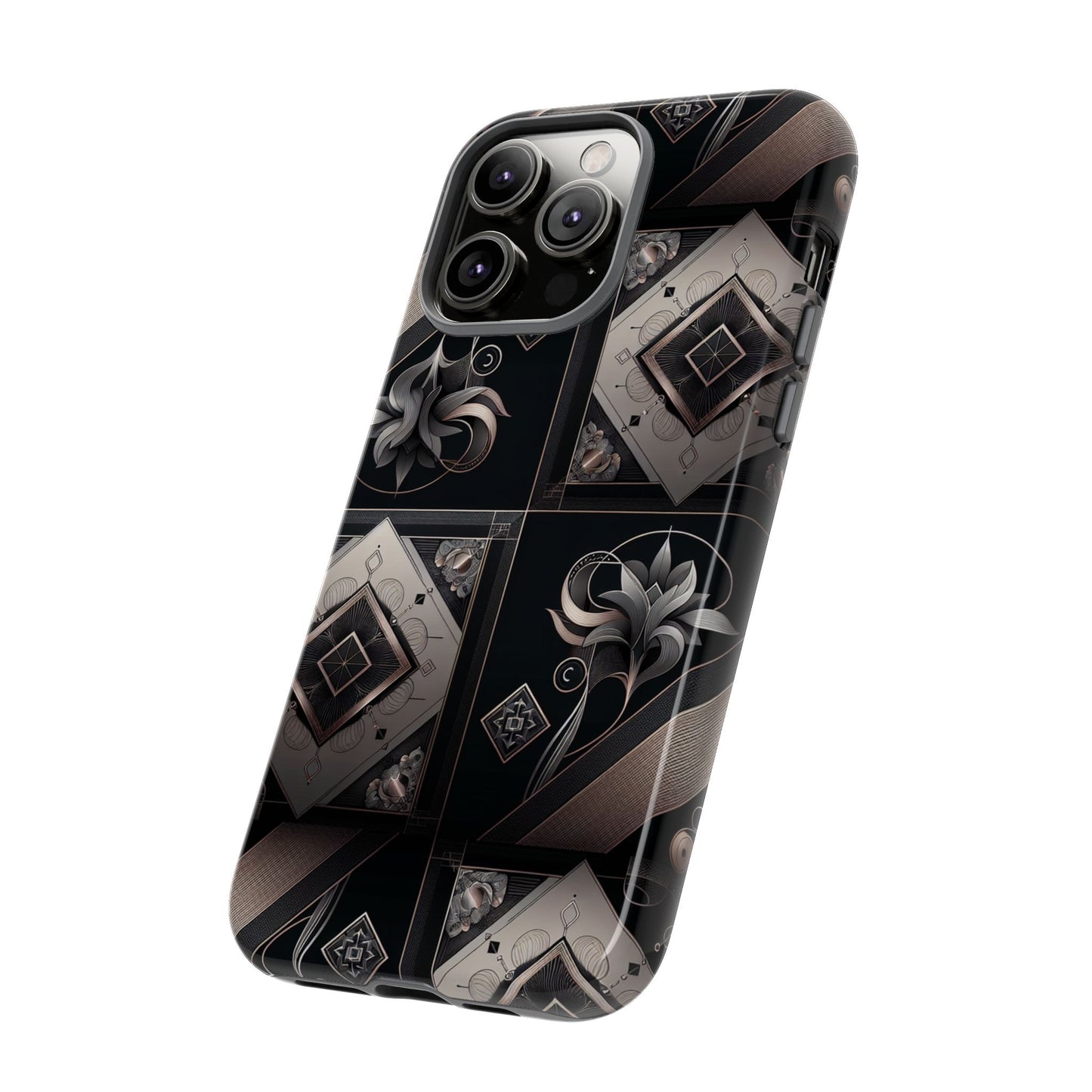 blackpattern image 4 vibrant 3d phone case for android and iphone with bold anime-inspired art, shockproof finish, compatible with iphone 13-16 pro max