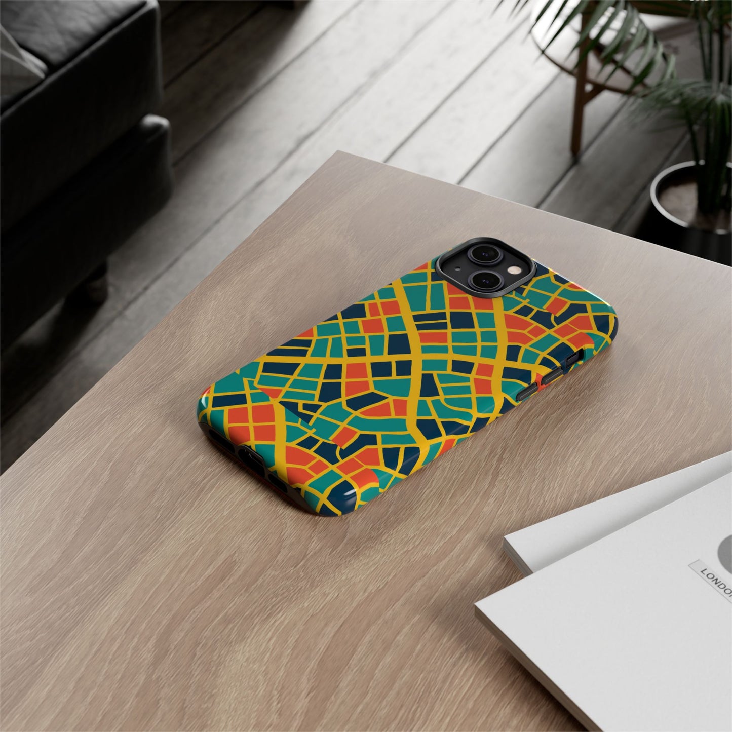 multicolour geometric 3d wrap protective phone case stylish accessory for men and women vibrant design ideal for unique expression compatible with iphone 13, 14, 15 & 16 – all models including pro, pro max & plus