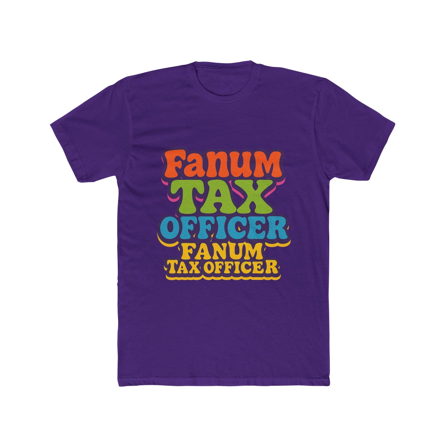 fanum tax officer meme unisex t-shirt - multicolor graphic tee for fans of humor and style
