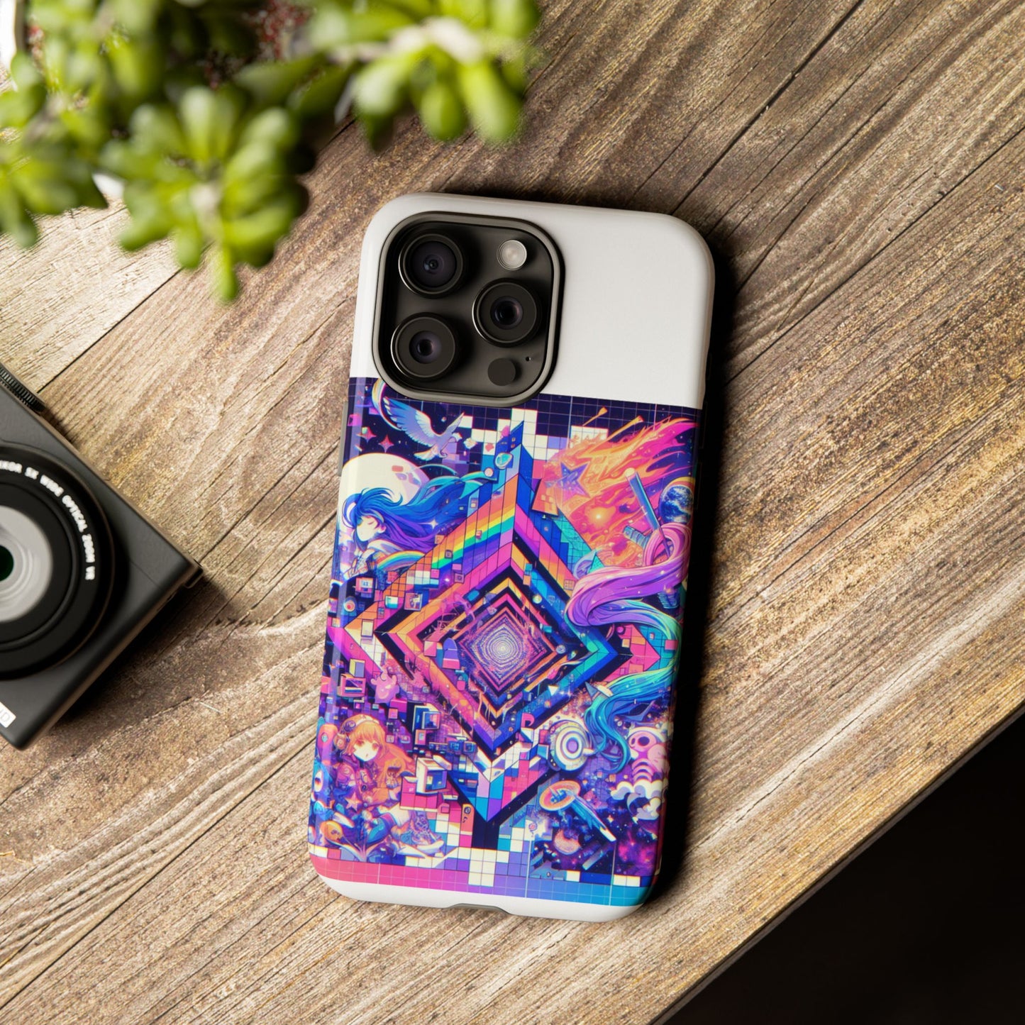 no cap just facts protective phone case for anime lovers